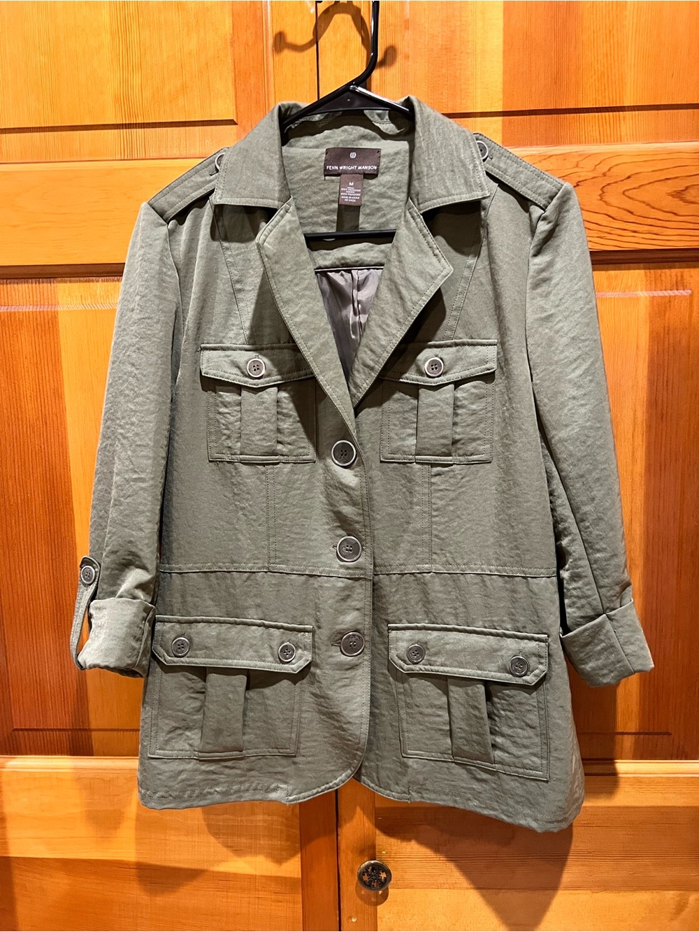Fenn Wright Manson Olive Green Utility Jacket - Women